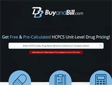 Tablet Screenshot of buyandbill.com